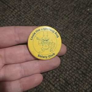 Louie the Lightning Bug | Safety Club Button